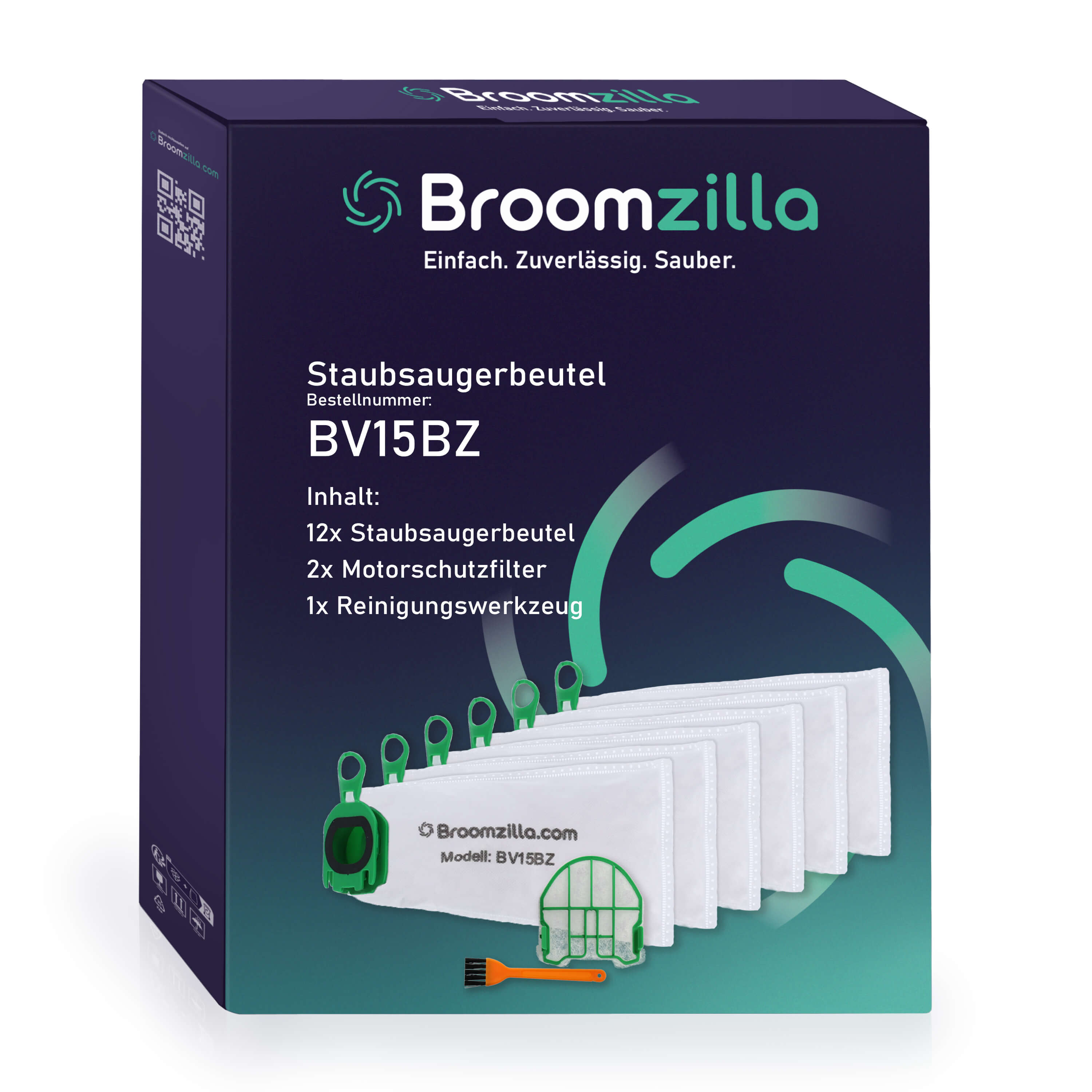Broomzilla Staubsaugerbeutel kompatibel zu Vorwerk Kobold VB100/FP100