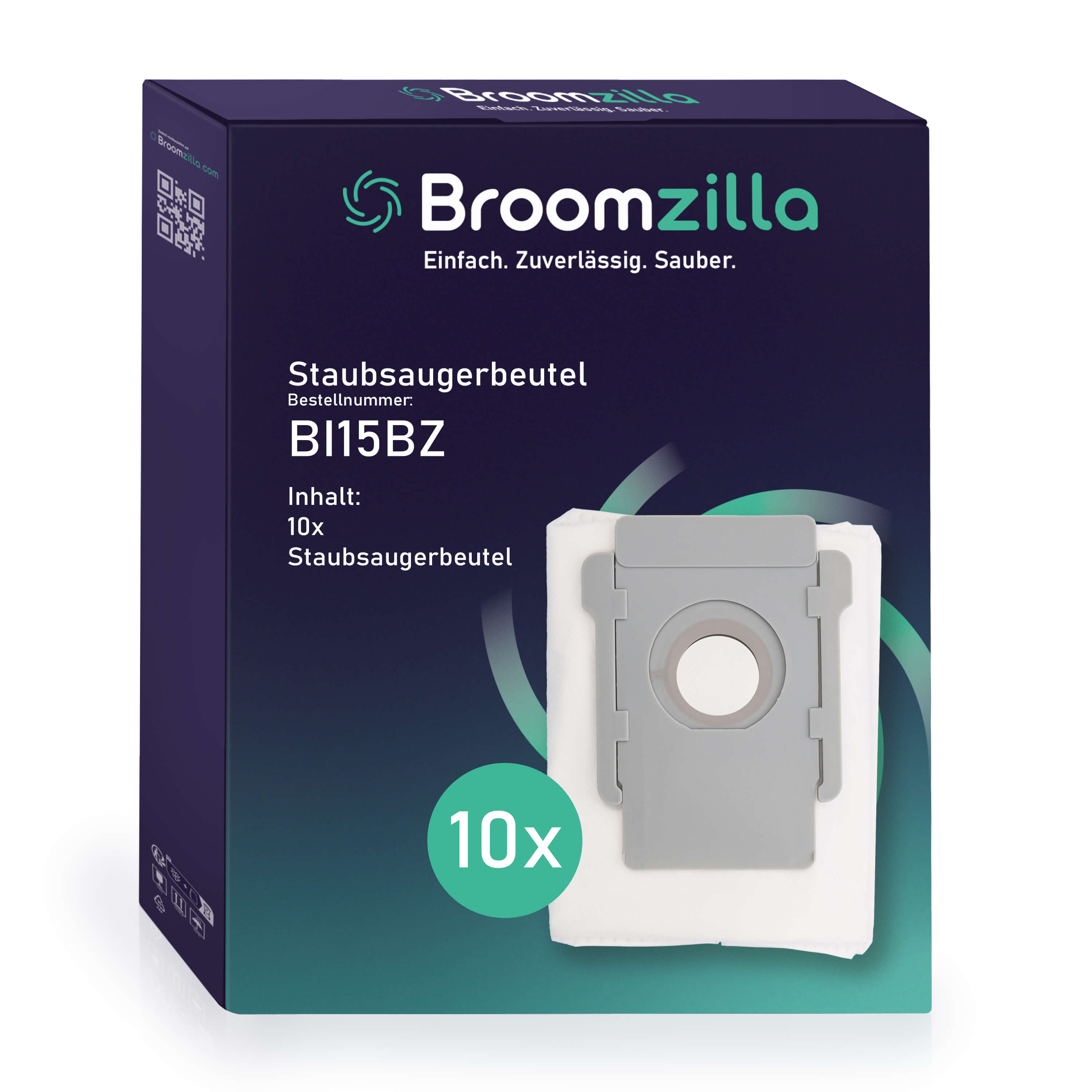 Broomzilla Staubsaugerbeutel kompatibel zu iRobot Roomba e- j- und i-Serie