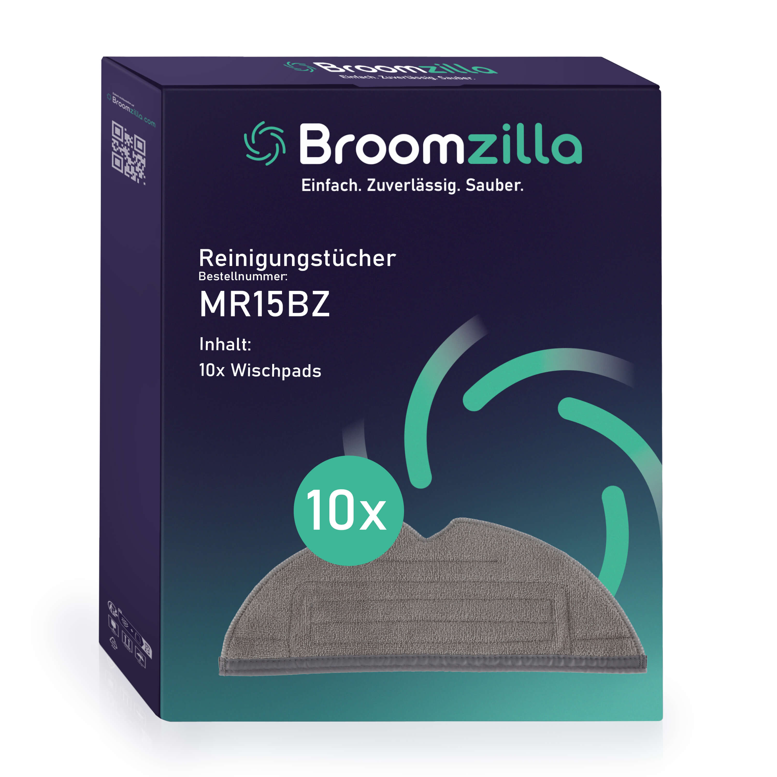Broomzilla Reinigungstücher kompatibel zu Roborock S8/S7/Q7