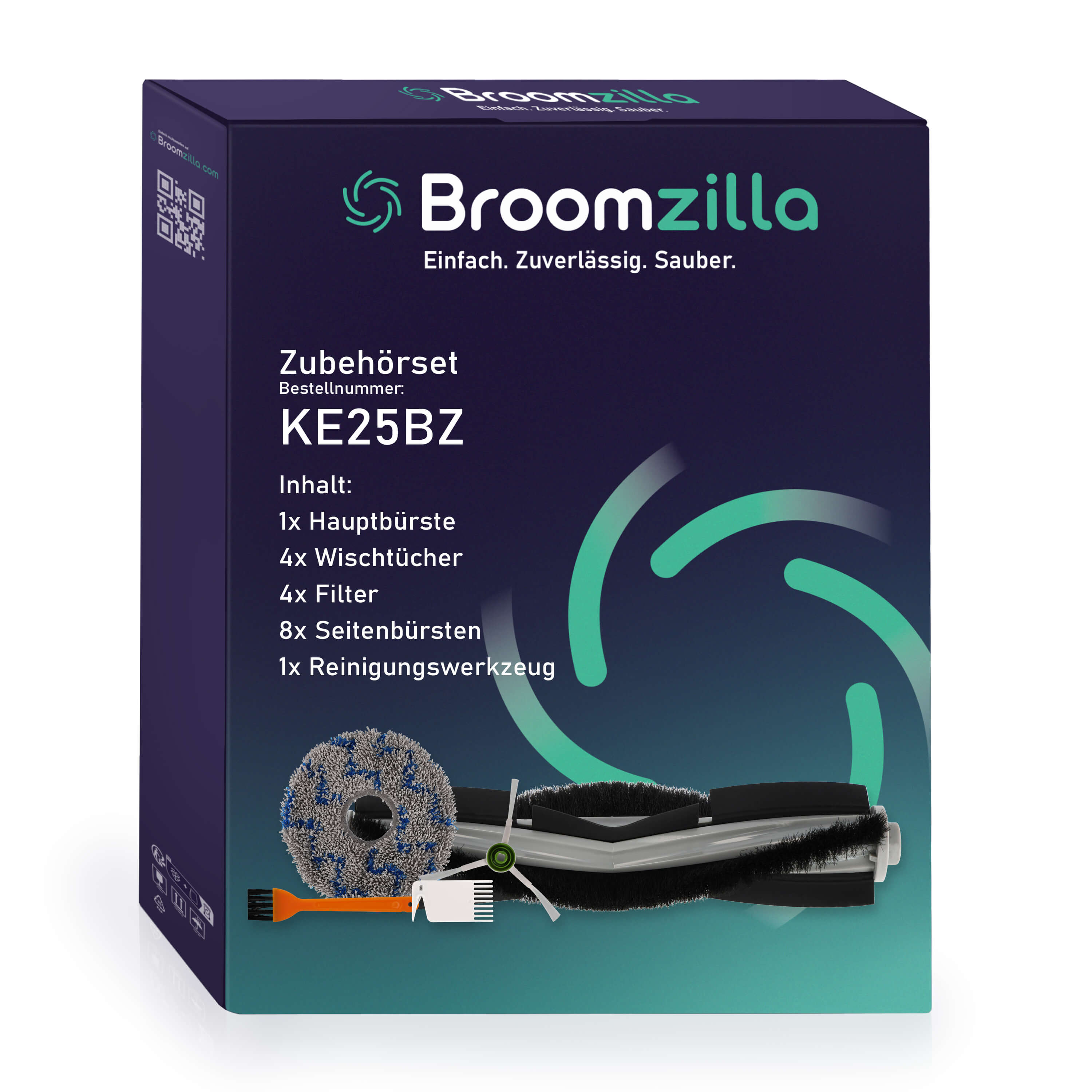 Broomzilla Zubehörset kompatibel zu Ecovacs Deebot X1