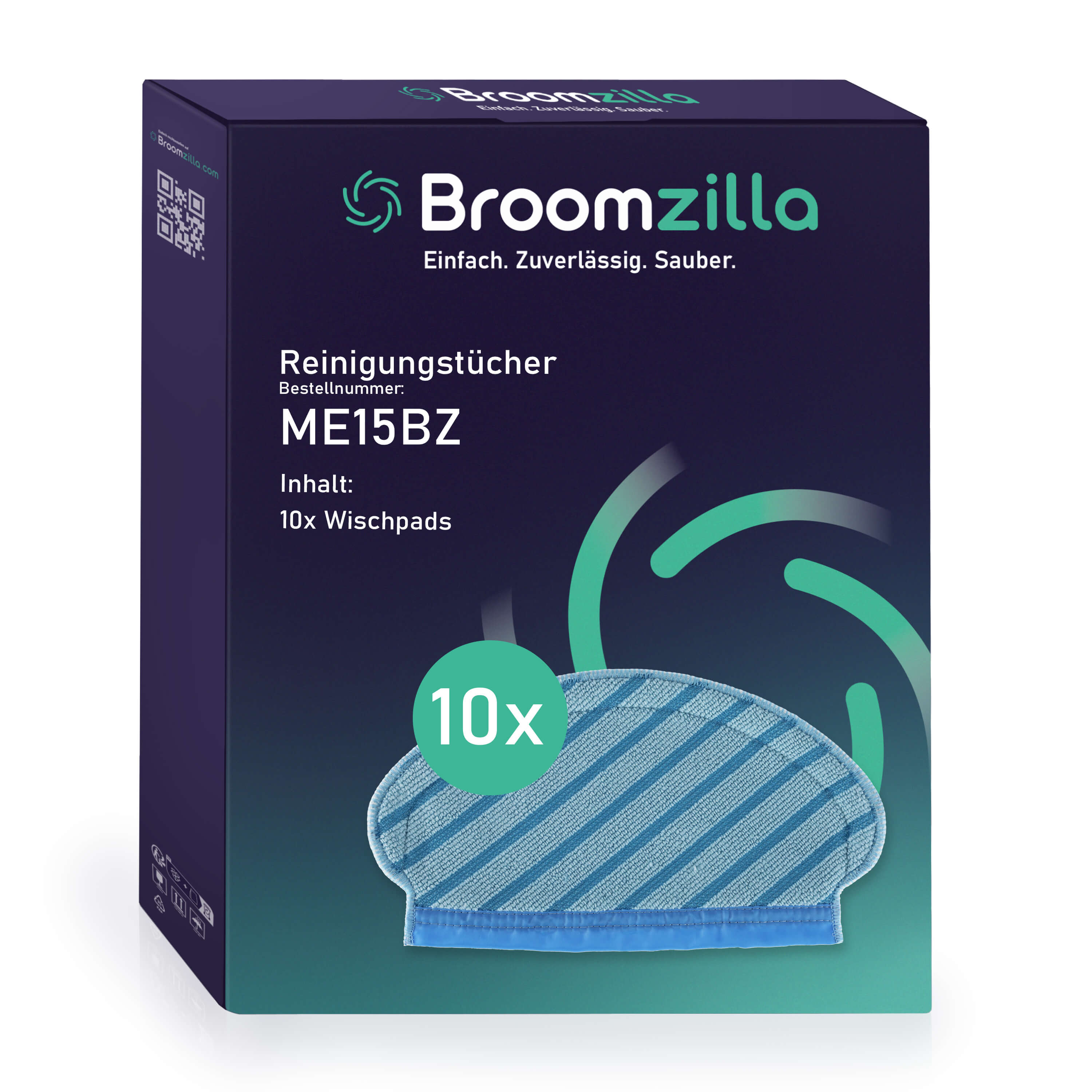 Broomzilla Reinigungstücher kompatibel zu Ecovacs Deebot Ozmo 950/920
