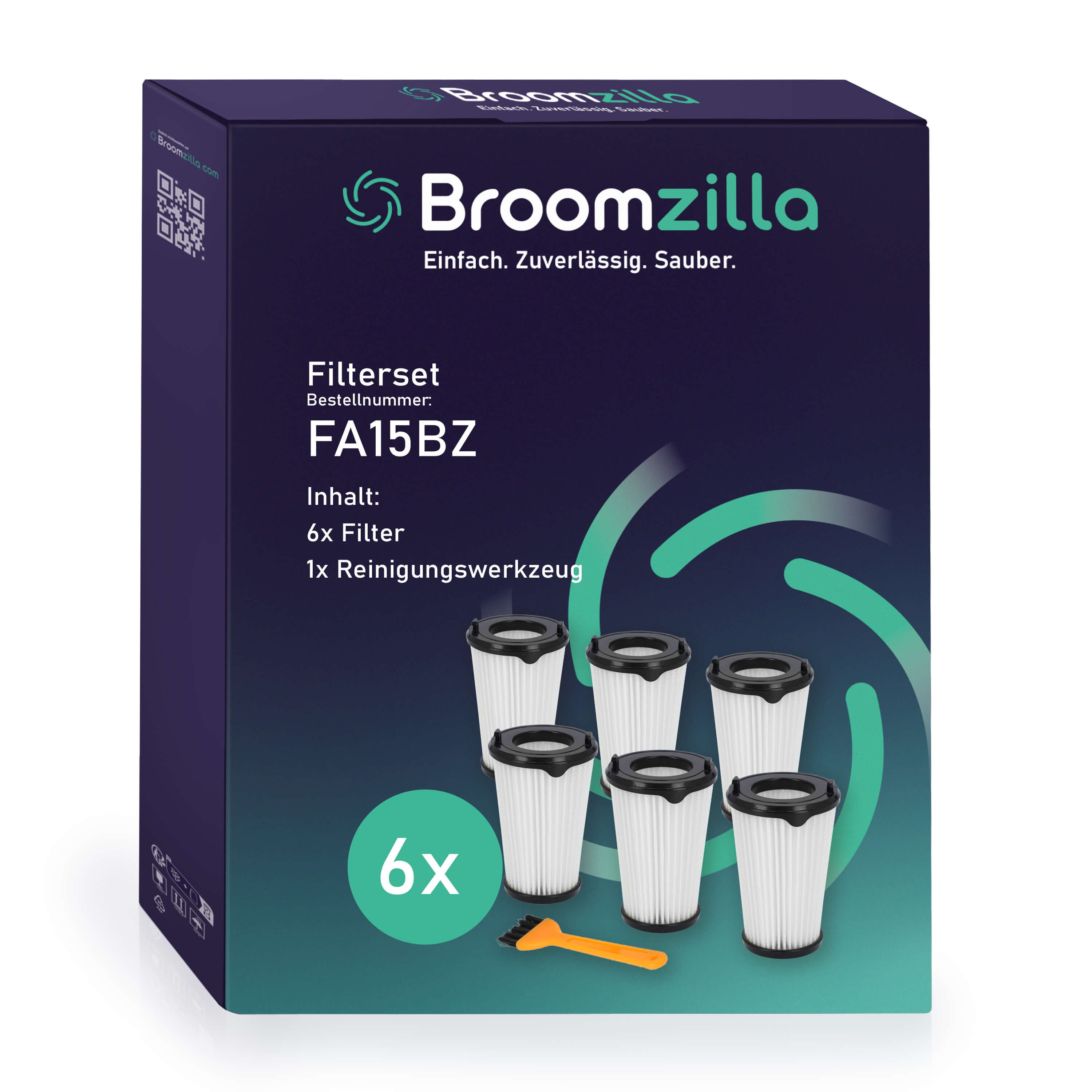 Broomzilla Filterset kompatibel zu AEG CX7-2 Serie